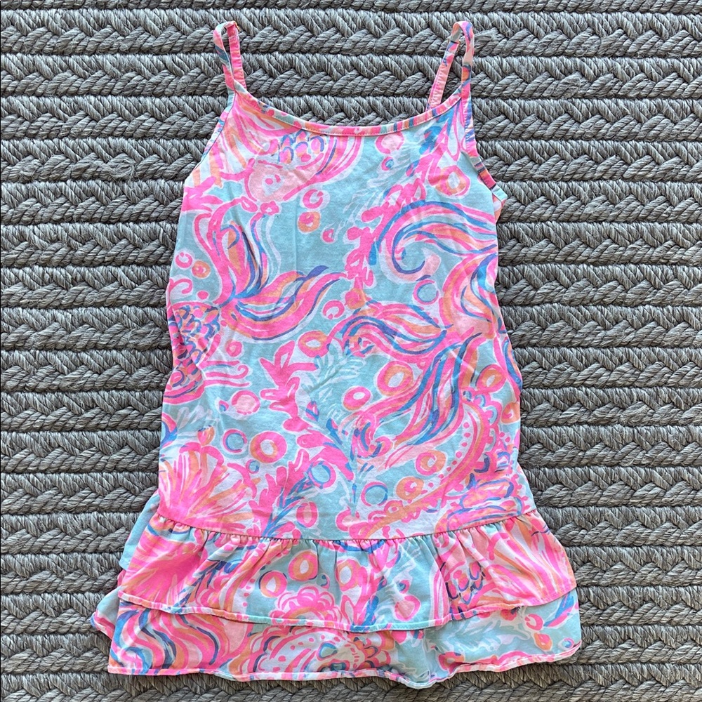 Lilly Pulitzer Pink and Blue Kids dress, size Small (4/5)